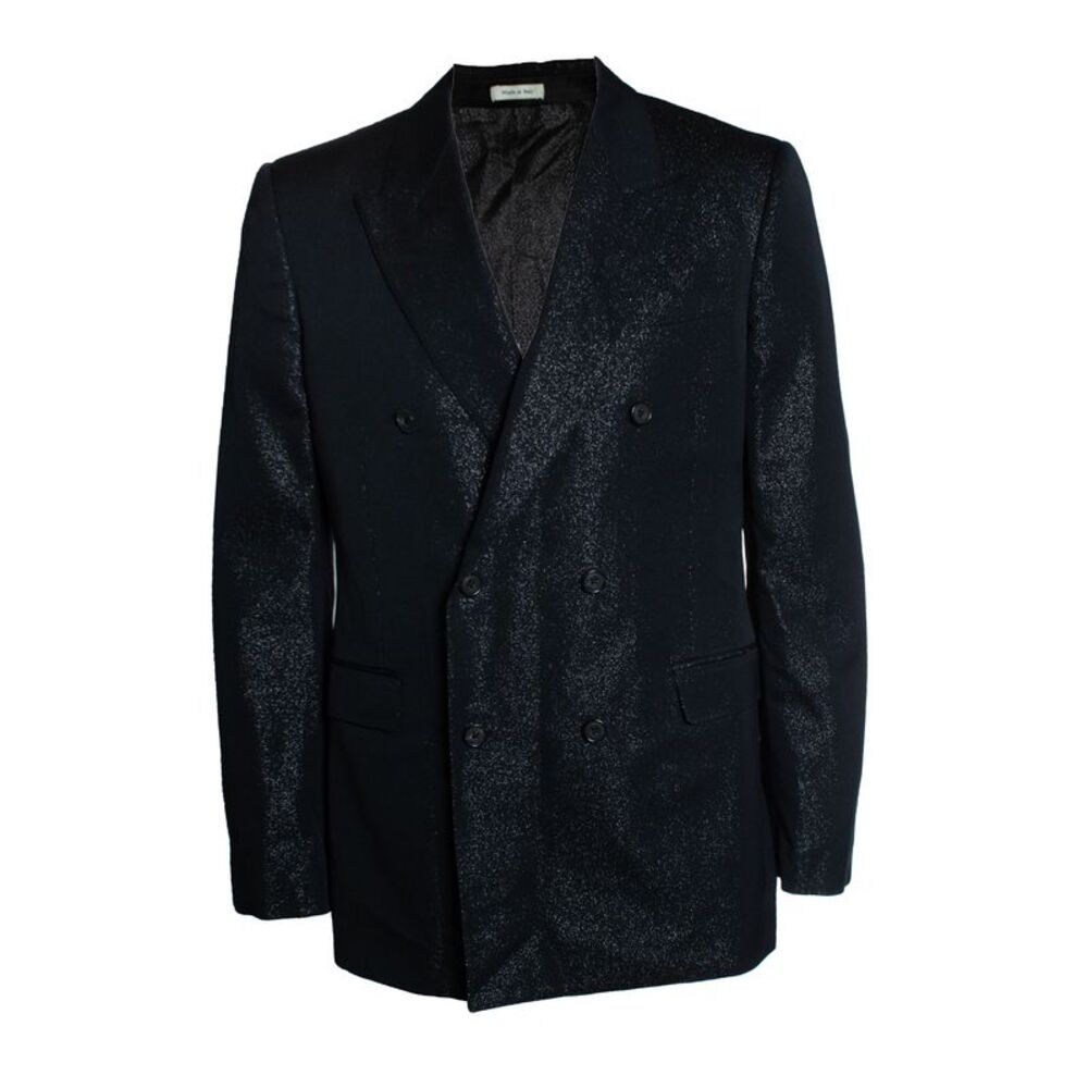 Alexander McQueen, double breasted glitter blazer